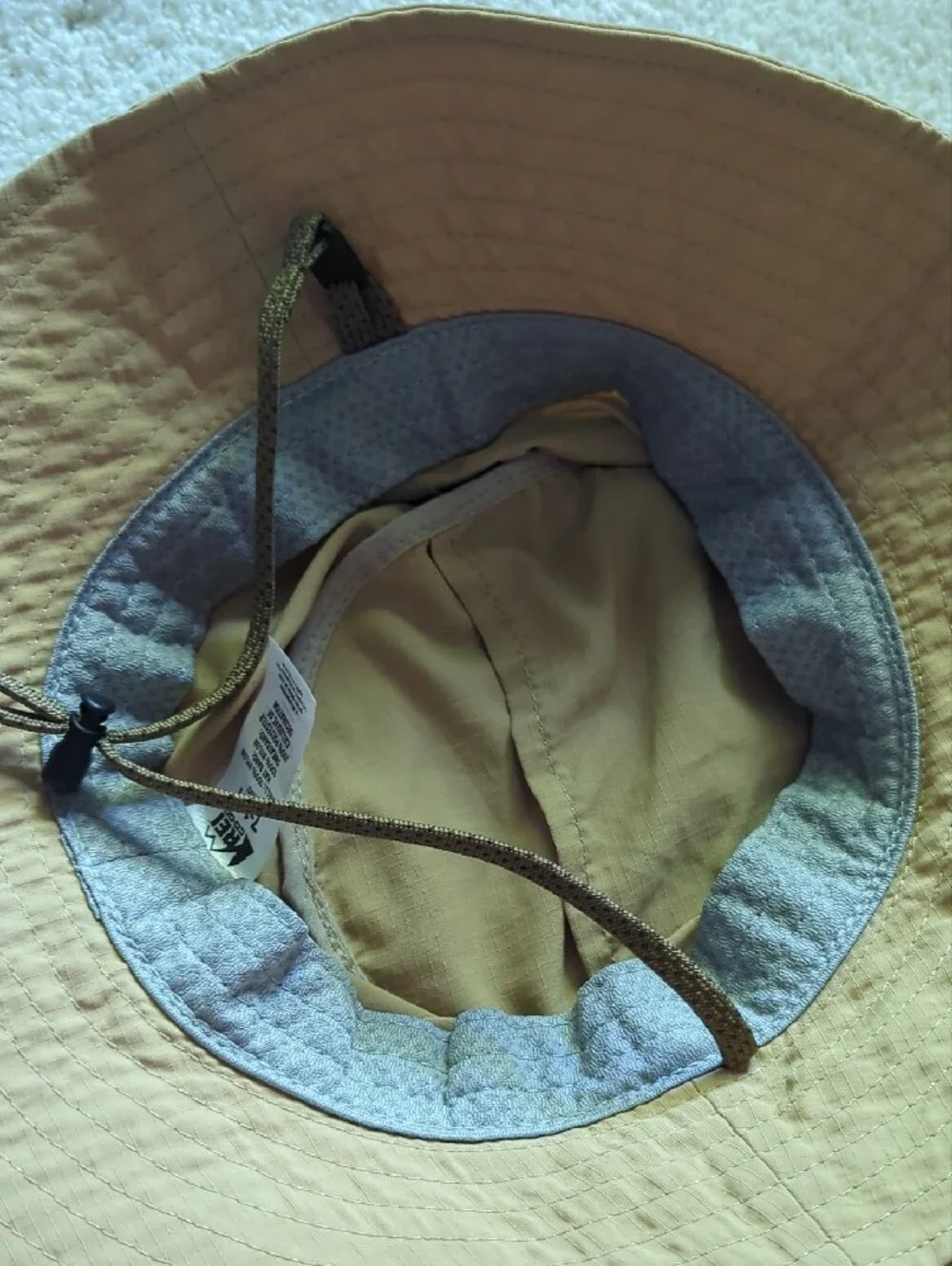 3 For $30. REI Tan Kids' Bucket Hat with Chin Cord